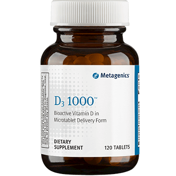 D-3 1000 IU 120 tabs * Metagenics Supplement - Conners Clinic