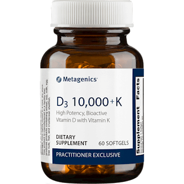 D3 10,000 + K 60 gels * Metagenics Supplement - Conners Clinic