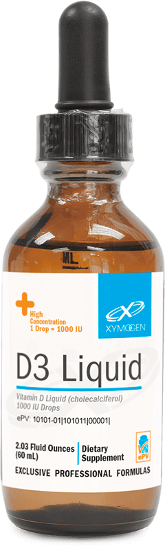 D3 Liquid  - 2.03 oz Xymogen Supplement - Conners Clinic