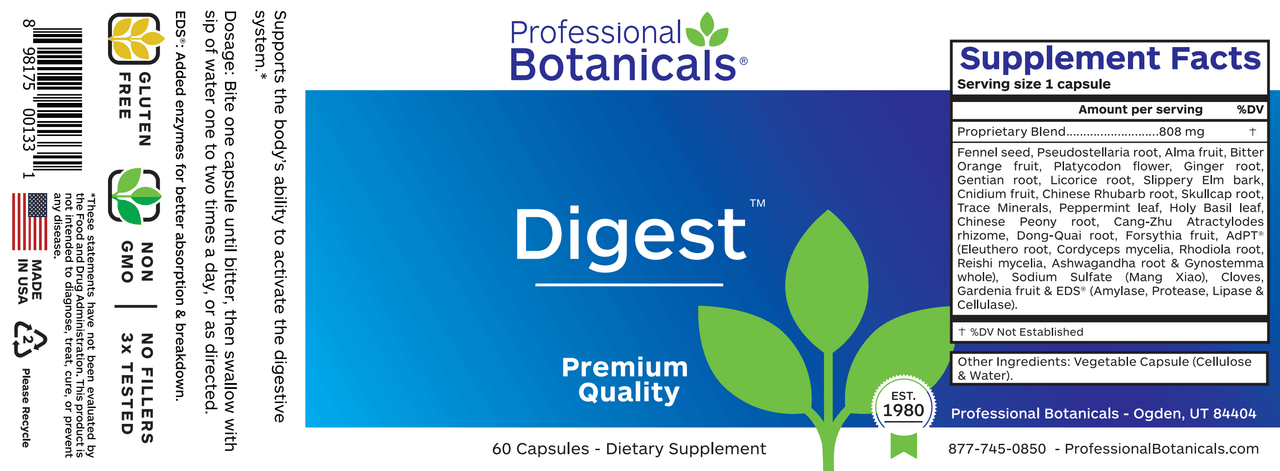 DIGEST (60C) Biotics Research Supplement - Conners Clinic