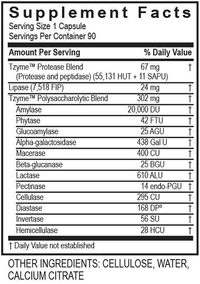 Thumbnail for Digest* 90 Capsules Transformation Enzyme Supplement - Conners Clinic