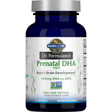 Dr. Form Prenatal DHA vegan 30 softgels * Garden of Life Supplement - Conners Clinic