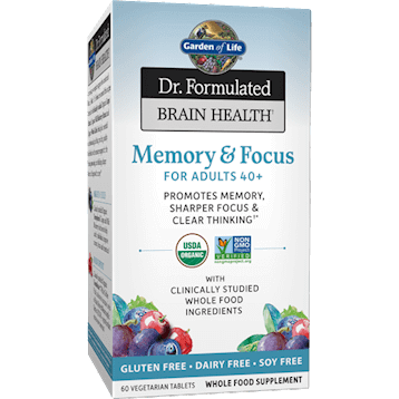 Dr. Formulated Memory Adults 40+ 60 tabs * Gardens of Life Supplement - Conners Clinic