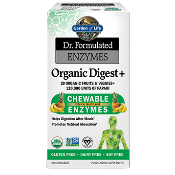 Dr. Formulated Organic Digest 90 chews * Garden of Life Supplement - Conners Clinic
