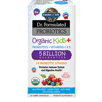 Dr. Formulated Organic Kids + 30 chews * Garden of Life Supplement - Conners Clinic