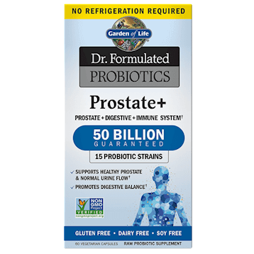 Dr. Formulated Probiotics Prostate+ 60 caps Garden of Life Supplement - Conners Clinic