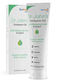 Thumbnail for Dr. John's Toothpaste Gel 4.58 oz Hyalogic Supplement - Conners Clinic
