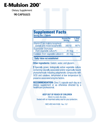 Thumbnail for E-MULSION 200 (90C) Biotics Research Supplement - Conners Clinic