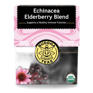 Echinacea Elderberry Blend 18 Bags Buddha Teas - Conners Clinic