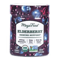 Thumbnail for Elderberry Immune Support 54 Gummies Megafood Supplement - Conners Clinic