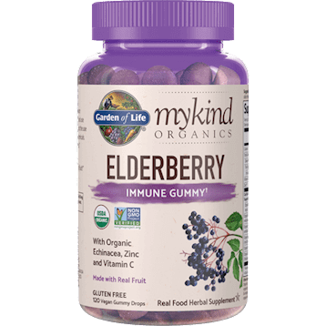 Elderberry Organic 120 gummies * Garden of Life Supplement - Conners Clinic