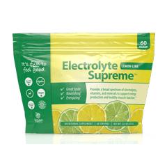 Electrolyte Supreme Lemon-Lime 60 Packets Jigsaw Health Supplement - Conners Clinic