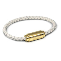 Thumbnail for EMF Harmonizer Mobility Wristband/Bracelet EMF Harmony Bracelets Small/Medium - White/Gold - Conners Clinic