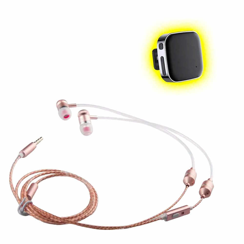 EMF Radiation-Free Air Tube Earbud Headphones Conners Clinic Equipment - Conners Clinic