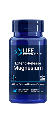 Extend-Release Magnesium 60 Capsules Life Extension - Conners Clinic
