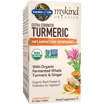 Extra Strength Turmeric Organic 60 vtabs * Garden of Life Supplement - Conners Clinic
