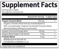 Thumbnail for Extra Strength Turmeric Organic 60 vtabs * Garden of Life Supplement - Conners Clinic