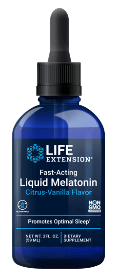 Fast-Acting Liquid Melatonin Citrus-Vanilla 2 fl oz Life Extension - Conners Clinic