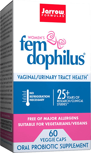 Fem-Dophilus® 60 Capsules (Shelf Stable) Jarrow Formulas Supplement - Conners Clinic