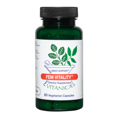 Fem Vitality 60 Capsules Vitanica Supplement - Conners Clinic