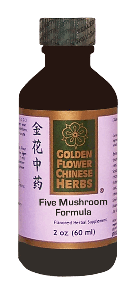 Five Mushroom 2 oz Golden Flower Chinese Herbs Supplement - Conners Clinic