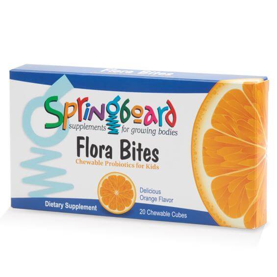 Flora Bites - 20 Chewable Cubes Ortho-Molecular Supplement - Conners Clinic