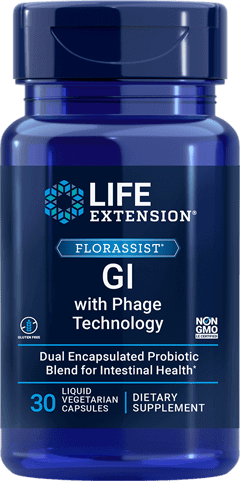 FLORASSIST® GI with Phage Technology 30 Capsules Life Extension - Conners Clinic