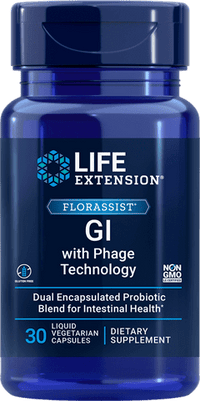 Thumbnail for FLORASSIST® GI with Phage Technology 30 Capsules Life Extension - Conners Clinic
