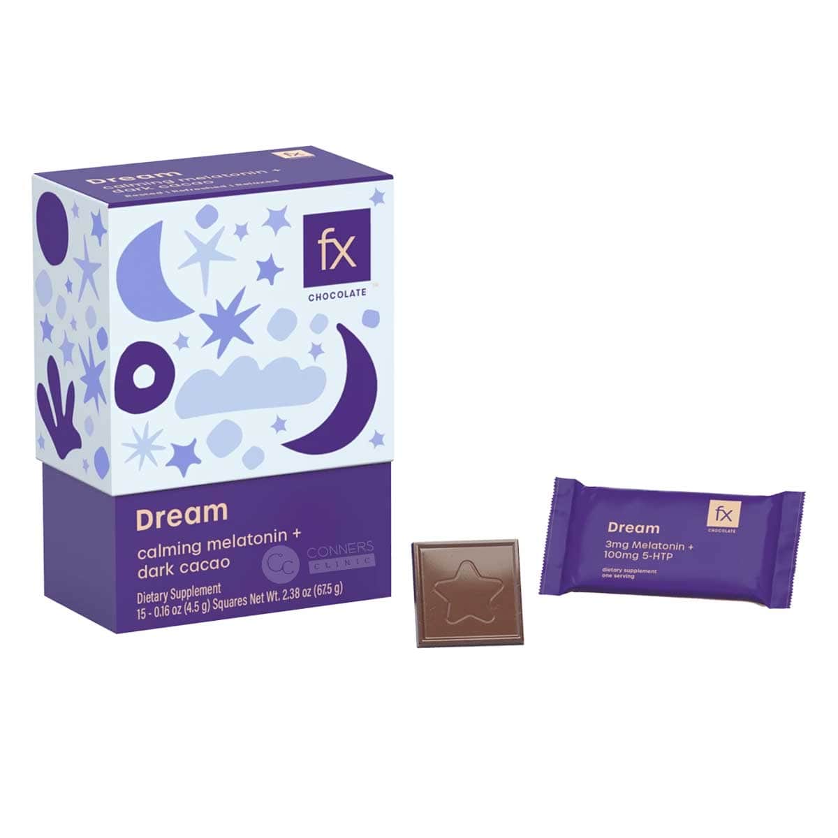 FX CHOCOLATE® DREAM BITES - 15 Count Designs for Health Supplement - Conners Clinic