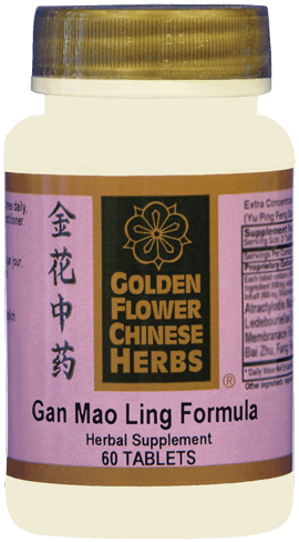 Gan Mao Ling 60 Tablets Golden Flower Chinese Herbs Supplement - Conners Clinic
