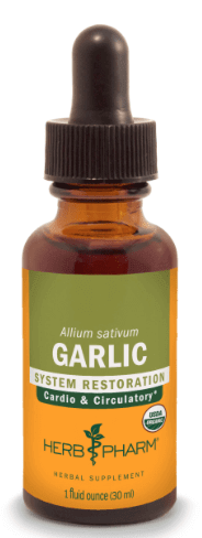 Garlic Extract - LIQUID - 4 oz dropper bottle Herb Pharm Supplement - Conners Clinic