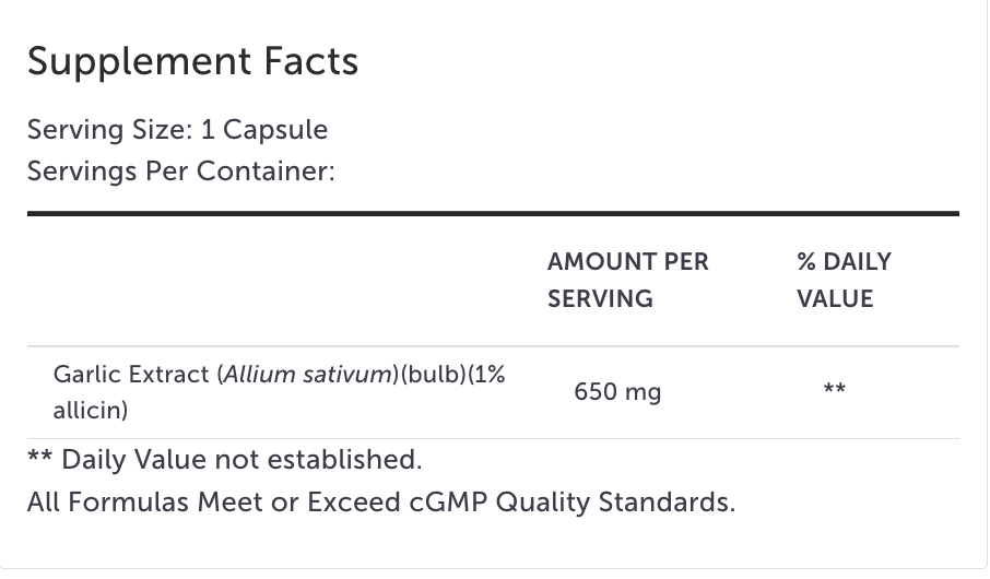 GarliX™ -  90 Capsules Xymogen Supplement - Conners Clinic