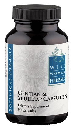 Gentian & Skullcap Capsules 90 Capsules Wise Woman Herbals Supplement - Conners Clinic