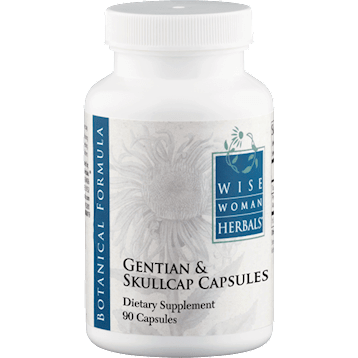 Gentian & Skullcap Capsules 90 Capsules Wise Woman Herbals Supplement - Conners Clinic