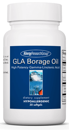 GLA Borage Oil 30 Softgels Allergy Research Group - Conners Clinic