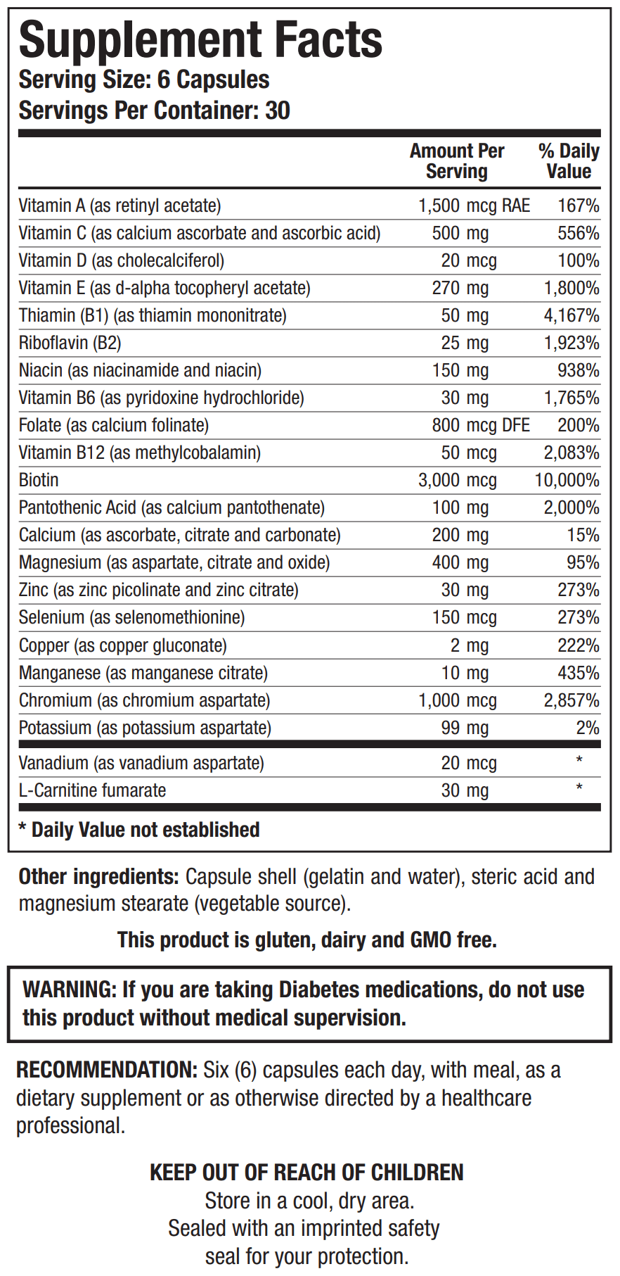 GLUCOBALANCE (180C) Biotics Research Supplement - Conners Clinic