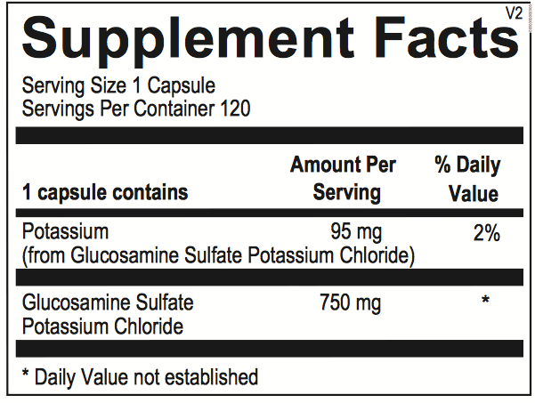 Glucosamine Sulfate - 120 Capsules Ortho-Molecular - Conners Clinic