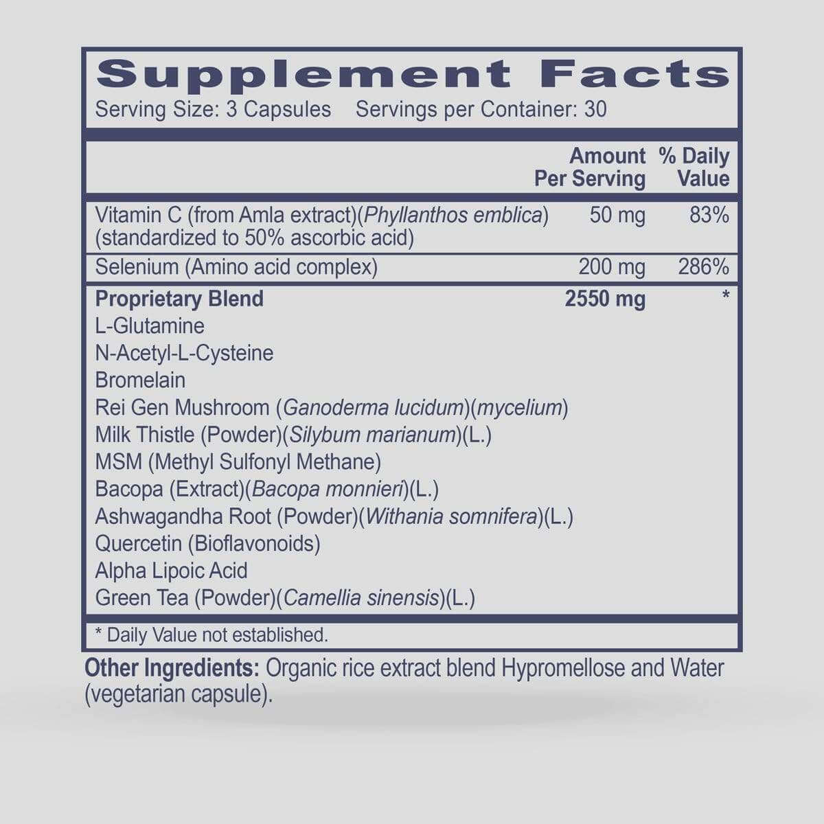 Glutathione Accelerator - 90 Caps Prof Health Products Supplement - Conners Clinic