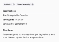 Thumbnail for Glutenza - 60 caps NuMedica Supplement - Conners Clinic
