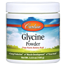 Glycine Powder 50 Servings Carlson Labs Supplement - Conners Clinic