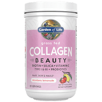 Thumbnail for Grass Fed Collagen Beauty Strawberry Lemonade 9.52 oz * Garden of Life Supplement - Conners Clinic