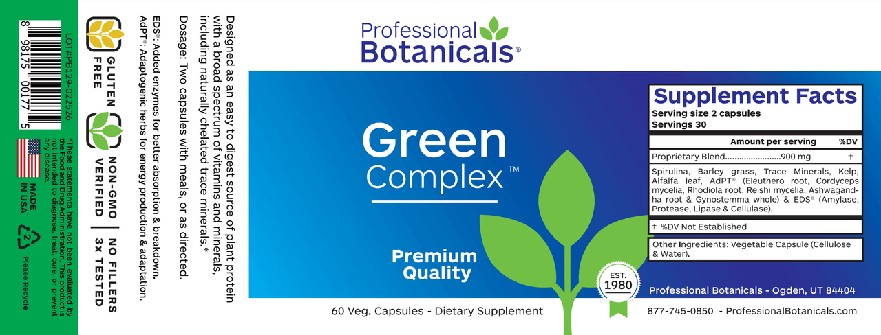 GREEN COMPLEX (90C) Biotics Research Supplement - Conners Clinic