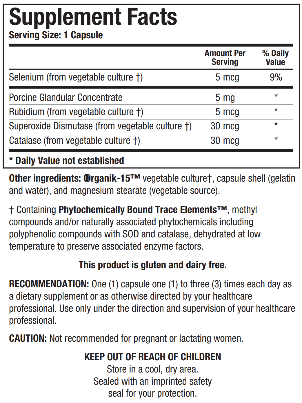 GTA (90C) Biotics Research Supplement - Conners Clinic