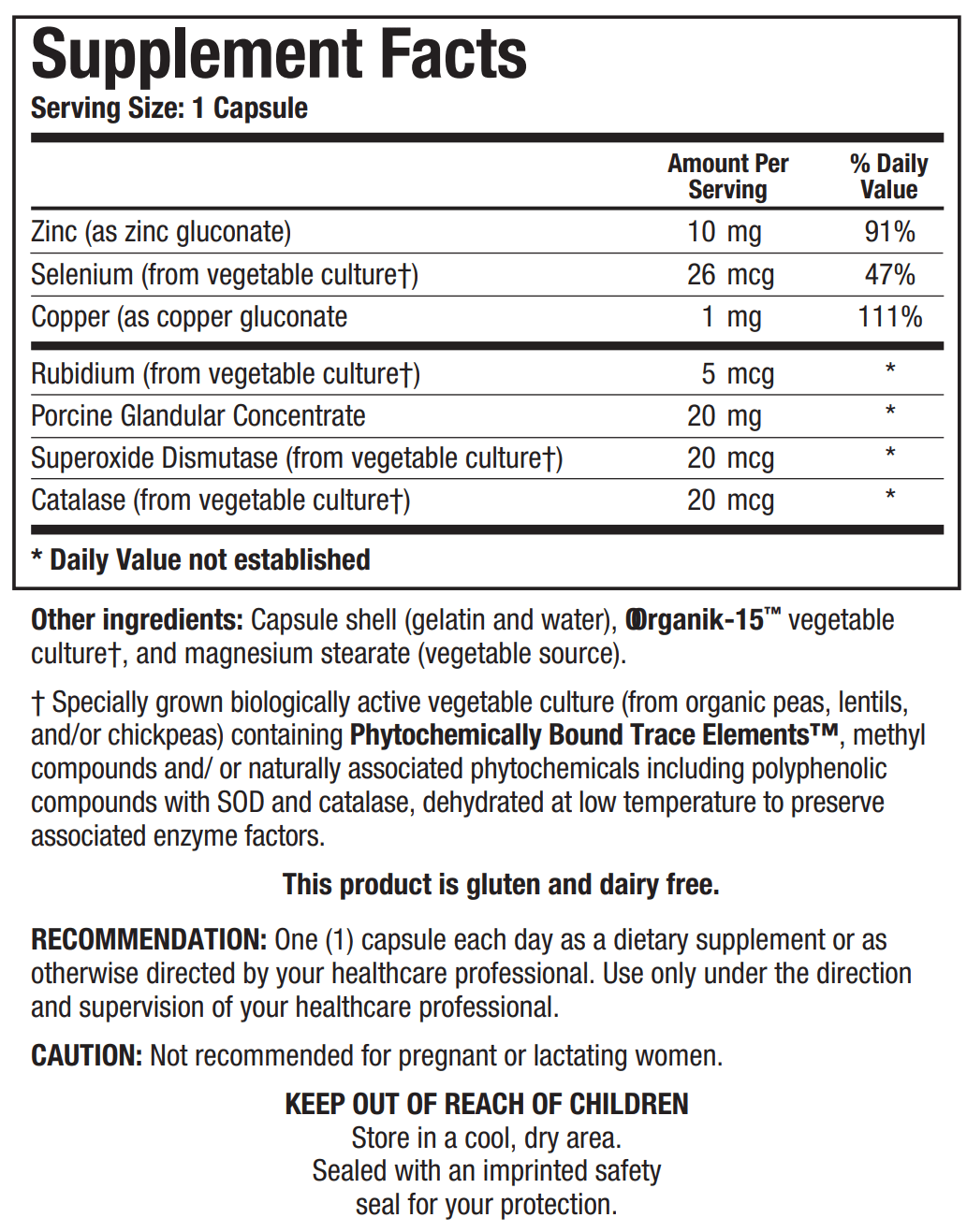 GTA-FORTE (90C) Biotics Research Supplement - Conners Clinic