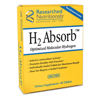 Thumbnail for H2 Absorb - 60 Tablets Researched Nutritionals Supplement - Conners Clinic