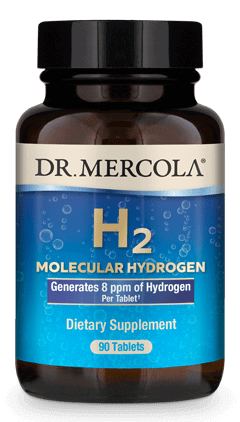 H2 Molecular Hydrogen - 90 Tablets Dr. Mercola Supplement - Conners Clinic