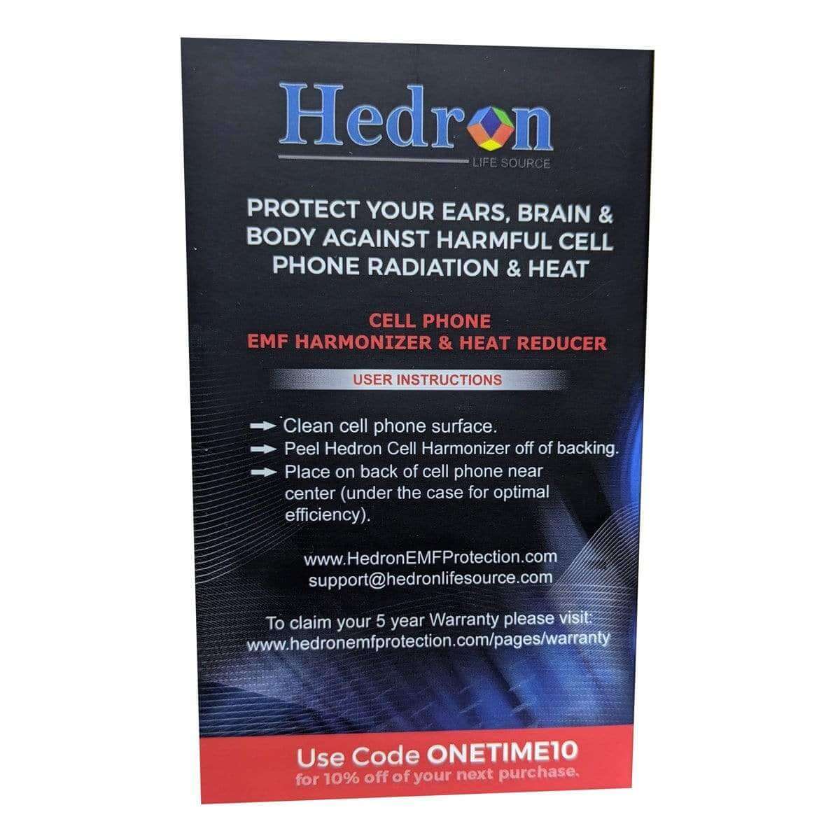 Hedron Phone 5G EMF Blocker | Electromagnetic Frequency Phone/Computer RF Shield Hedron Equipment - Conners Clinic