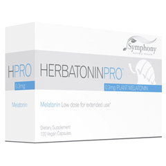 HerbatoninPRO 0.3 mg Plant Melatonin 120 Capsules Symphony Natural Health Supplement - Conners Clinic