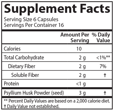 Hi-Fiber 100 Capsules Carlson Labs Supplement - Conners Clinic