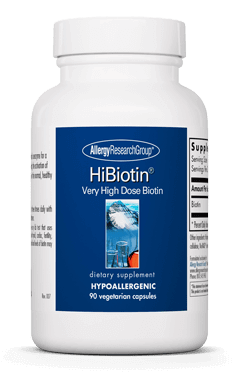 HiBiotin 90 Capsules Allergy Research Group - Conners Clinic